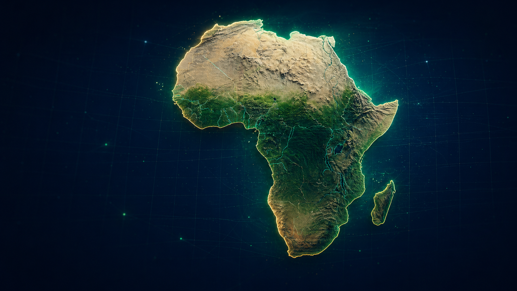 African footprint map
